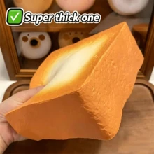 1pc Latest Jumbo Slow Rising Super Soft Squishy Simulation Bread Toy, Perfect Gift - Birthday Gift, Ideal Gift, Surprise Gift, Holiday Gift, Seasonal Gift, Halloween Gift, Christmas Gift, Gamer Gift, Gift - Multicolor - View 5