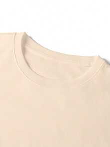 Camiseta de cuello redondo para mujer con estampado del eslogan "Expensive Difficult and Talks Back" y diseño de mano de esqueleto, camiseta casual de manga corta para uso diario, ropa para damas para todas las estaciones. - Albaricoque - Ver 2