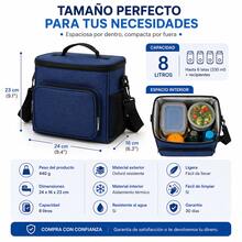 Lunch Bags - Navy Blue - View 3