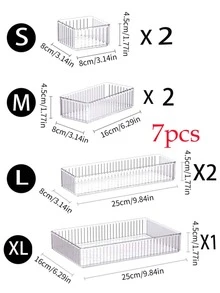 高品質透明桌面化妝品收納盒，適合女孩。可存放化妝刷、口紅、梳子、文具、工具等。適用於度假海灘、浴室、臥室系列收藏，大容量。可用於家居裝飾、返校季、抽屜裝飾、禮物，酷用之選 - 多色 - 查看 10