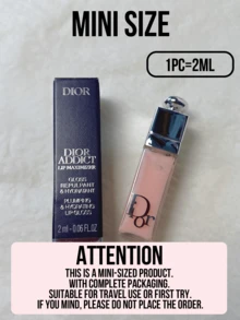 Dior Addict Lip Glow Lip Balm (#001 Pink, 2ml Sample/6ml Full Size), Plumping And Nourishing, With Hyaluronic Acid And Collagen, Instant Plumping Effect, 24-Hour Lasting Hydration, Non-Sticky Glossy Texture, Lightweight And Comfortable, Long-Lasting Shine, Transfer-Proof, Can Be Layered, Moisturizes Lips, Lip Care, Lip Gloss, Suitable For Beginners, Ideal Gift For Women On Birthday Or Valentine's Day - 001 - View 6