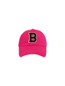 1 buah Topi Baseball Wanita dengan Bordir Huruf dan Lubang untuk Kuncir Rambut, Topi Matahari Multifungsi, Musim Panas, Liburan, Festival - Hot Pink - View 32