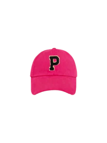 1 buah Topi Baseball Wanita dengan Bordir Huruf dan Lubang untuk Kuncir Rambut, Topi Matahari Multifungsi, Musim Panas, Liburan, Festival - Hot Pink - View 10