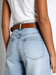 Women's Casual Everyday Commute Versatile American Street Style Jeans Spring,Jeans,Jeans For Women,Summer Outfits For Women,Summer Clothes,Beachwear,Vacation Outfits Women,Vacation Essentials - N02淺藍 - 查看 5