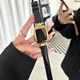 Black With Gold Buckle