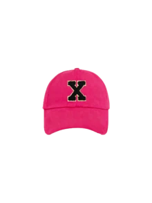 1 buah Topi Baseball Wanita dengan Bordir Huruf dan Lubang untuk Kuncir Rambut, Topi Matahari Multifungsi, Musim Panas, Liburan, Festival - Hot Pink - View 17