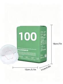 100pcs Disposable Nursing Pads, Breastfeeding Essentials For Moms, Soft And Super Absorbent Breast Pads, Leak-Proof Disposable Breast Pads, Ultra-Thin 100pcs Nursing Pads For Pregnant Women, Postpartum Leakage Pads, Breast Milk Pads - Multicolor - View 4