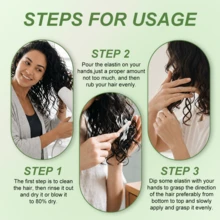 Argan Oil Styling Hair Cream, Suitable For Natural Curly Hair - Leave-In Conditioner, Detangling Anti-Frizz Smoothing Curl Cream, Deeply Moisturizing Styling Product Suitable For Wavy And Curly Hair - Lotion - View 6