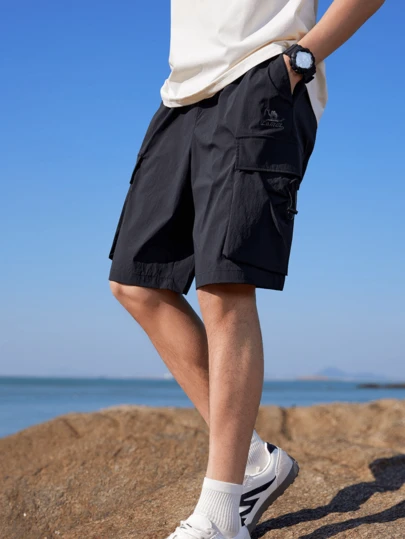 CAMEL CROWN 女士户外防晒休闲短裤，夏季透气瑜伽训练运动裤