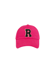 1 buah Topi Baseball Wanita dengan Bordir Huruf dan Lubang untuk Kuncir Rambut, Topi Matahari Multifungsi, Musim Panas, Liburan, Festival - Hot Pink - View 20
