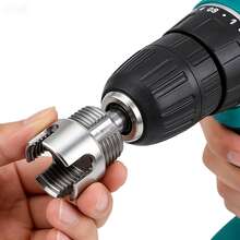 14 piezas Juego de herramientas para roscar tubos de gran resistencia - 1/2", 3/4", 1" + 4 piezas Herramientas de roscado interno/externo, compatible con taladro eléctrico para roscado de tubos de PVC/plástico, adecuado para instalación de tuberías DIY y profesional (compatible con tubos de PVC, PPR, MPP) - Modelo estándar - Ver 2