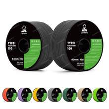 2mm X 30m 100%尼龍傘繩 Type I - 45kg斷裂荷重，抗UV多用途繩，適用於露營、DIY手鍊、狗牽繩、掛繩、手工藝製作 - 彩色 - 查看 1