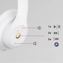 Beats Studio3 Wireless Over-Ear Bluetooth Headphones, Active Noise Cancelling & Foldable, Soft Breathable Memory Foam Earcups, Hi-Fi Surround Stereo Sound, Perfect For Commute, Sports & Office, Compatible With IOS And All Android Smartphones - View 6