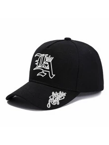 1件/2件“LA”城市字母印花棒球帽和斜挎包套装，街头时尚户外运动可调节平沿帽和单肩包，适合日常佩戴或作为礼物 - 彩色 - 查看 12