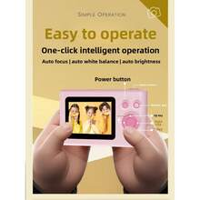 NDigital Camera, 4800W Pixel 1080P Video Recorder, 2.4" IPS Screen, 180mAh Battery, Reversible Lens Compact Camera - View 6