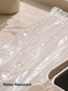 16pcs Set Of Extended And Thickened Disposable Gloves, Suitable For Kitchen Dishwashing And Household Use,, Long Arm, Long Sleeve, Transparent Plastic CPE Material, Suitable For Cleaning - 10Pcs - View 5