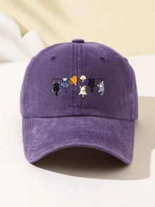 1pc Women's Soft Top Baseball Cap With Climbing Cat Print, Breathable Adjustable Brim, Suitable For Daily Outings, Vacation, Camping, Outdoor Sports, Truck Drivers, Holiday Gift- Hats For Women,Women Baseball Cap,Trucker Hats For Women,Beach Hat,Gorras Para Hombre,Unisex Sun Hat,Outdoor Sun Cap,Valentine Theme Cap,Daily Wear Hat,Beach Baseball Cap,Casual Sports Cap,Adjustable Baseball Cap,Street Style Cap - A - Xem 7
