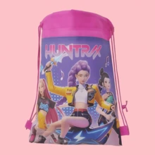Hasbro Bộ 8 túi dây rút không dệt, thiết kế nhóm nhạc nữ K-Pop, túi đựng đồ dùng cho ba lô trẻ em. - Nhiều màu - Xem 2