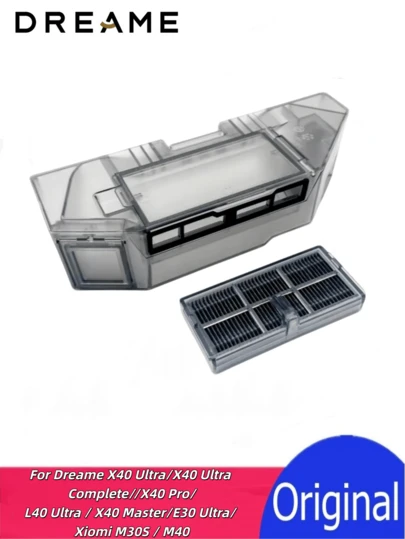  正品 Dreame X40Ultra 吸尘器配件，适用于 Dreame X40 Ultra Complete/X40 Pro/L40 Ultra/X40 Master/E30 Ultra 的替换零件，也适用于小米 M30S/M40 扫地机器人的配件