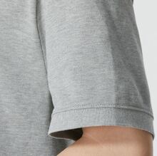 Nike Men's Grey Short-Sleeve Polo Shirt Classic Fit Breathable Versatile Pullover Daily Commute Comfortable Casual T-Shirt - Grey - View 4