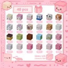 0.78 Inch Magnetic Building Blocks, Magnetic Pink Heart Flower Series, Random Cubic Construction Bricks Toy Set, STEM Educational Sensory Toy, Best Gift For Boys & Girls 3+ Years Old, 2025 - Multicolor - View 17