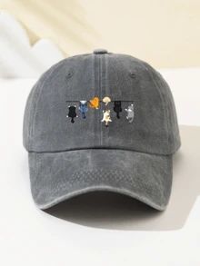 1pc Women's Soft Top Baseball Cap With Climbing Cat Print, Breathable Adjustable Brim, Suitable For Daily Outings, Vacation, Camping, Outdoor Sports, Truck Drivers, Holiday Gift- Hats For Women,Women Baseball Cap,Trucker Hats For Women,Beach Hat,Gorras Para Hombre,Unisex Sun Hat,Outdoor Sun Cap,Valentine Theme Cap,Daily Wear Hat,Beach Baseball Cap,Casual Sports Cap,Adjustable Baseball Cap,Street Style Cap - A - Xem 4