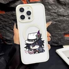 マグネット式黄ばみ防止 | 高級感あふれる2in1アクリルマグネット式スマホケース！スタイリッシュで手触りも良く、実用的な保護機能とマグネット式・耐衝撃設計を融合させた、高級感あふれるケースです。 キャラクター白い帽子黒い髪涙本ケース  11  17e 手机壳  17e 手机壳 家族、恋人、友人、そして子供たちへのプレゼントに最適です。  17e/ 13 pro/17 Pro/15 Plus/17/15 Pro/12 Pro Max/15/16e/16 Pro Max/16 Plus/16 Pro/17 Pro Max/12 Pro/14 Pro Max/11 Pro/13/16/14 Pro/11 Pro Max/15 Pro Max/14 Plus/13 Pro Max/12/14/Apple  Air - ホワイト - チェックする 22