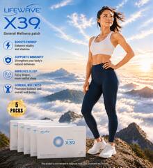 LifeWave X39 Patches - Supports Improvements Of Strength And Stamina,Body Care - Supports Improved Exercise Performance - No Or Stimulants - Innovative Patch Technology For Enhanced Wellness -30 Pieces Per Piece For A Total Of 90 Pieces,Keep Your Body Healthy And Rejuvenate You,Can Be Used Both Morning And Evening,Halloween Gift. - 4pcs - 查看 10
