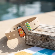 16pcs Personalized Summer Beach Theme PVC Decorative Charms - Includes Tropical Fruit And Ice Cream Patterns - Suitable For Sandals And Clogs - Multicolor - View 3