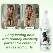 Argan Oil Styling Hair Cream, Suitable For Natural Curly Hair - Leave-In Conditioner, Detangling Anti-Frizz Smoothing Curl Cream, Deeply Moisturizing Styling Product Suitable For Wavy And Curly Hair - Lotion - View 5