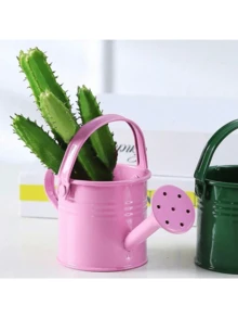 1 pieza Rociador floral de metal pequeño para jardinería, Regadera mini - Multicolor - Ver 6