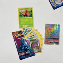 pokemon 50/100片/盒，360片/盒 宝可梦 太阳&月亮 究极棱镜补充包 收藏卡牌游戏玩具 - 隨機款 - 查看 9
