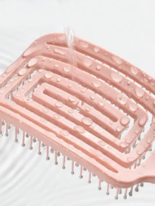 Dual-Function Hair Comb, Wet & Dry Use, Gentle Massage Design, Suitable For All Hair Types, Ideal Gift, Home Essential, Travel Convenient, Fashion Styling Comb - Multicolor - View 4