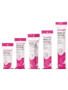 Bông tẩy trang cao cấp 100%, thích hợp dùng với nước hoa hồng, tẩy trang và đắp mặt nạ, không tẩy trắng và không xơ vải, cực mềm (1 gói) - trắng - Xem 7