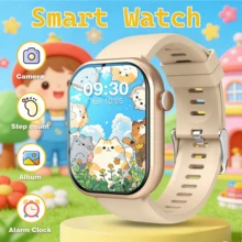 Reloj inteligente multifuncional para niños, con llamadas, juegos, música, recordatorios - todo en uno, llamadas inalámbricas y alerta de llamadas entrantes, modo de juego y fondo de pantalla personalizables, adecuado para adolescentes - Ver 11