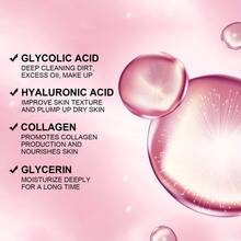 Tẩy tế bào chết Collagen & Glycerin - Làm sạch sâu và thanh lọc, làm dịu da nhạy cảm, nuôi dưỡng, chuẩn bị da - Thích hợp sử dụng hàng ngày. - Collagen - Xem 3