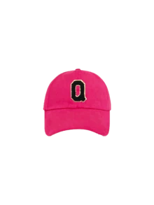 1 buah Topi Baseball Wanita dengan Bordir Huruf dan Lubang untuk Kuncir Rambut, Topi Matahari Multifungsi, Musim Panas, Liburan, Festival - Hot Pink - View 27