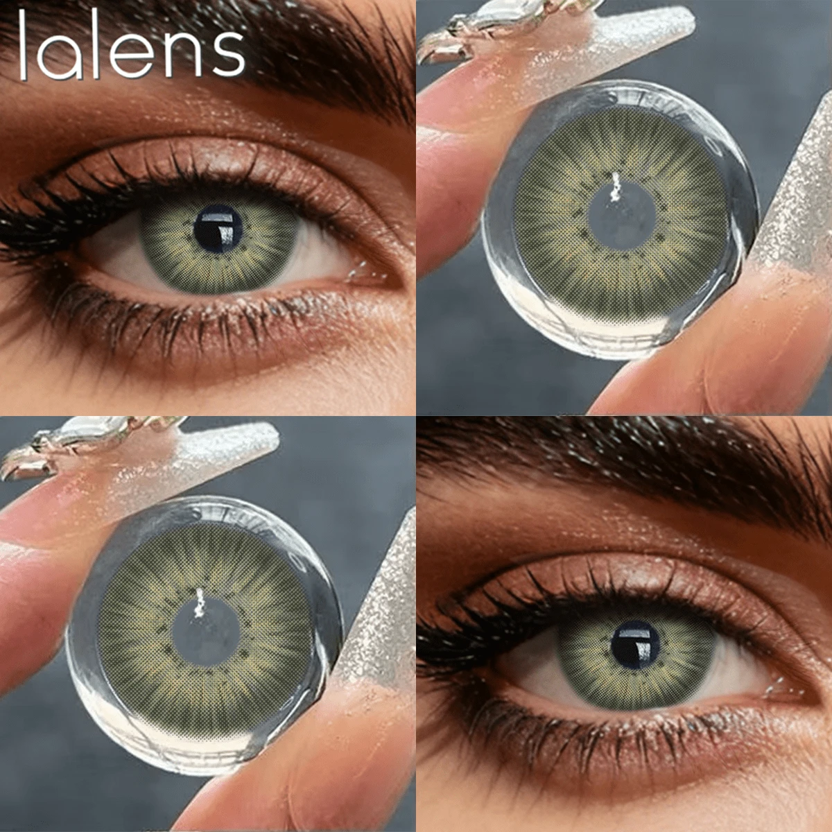Lalens New York 第三代紫色小瞳孔材質半年拋新產品，HEMA NVP 38%含水量，直徑14.20mm，基弧8.6mm，適合所有臉型，放大眼睛，日常妝容美化，Y2K時尚日常穿搭，春季化妝品，派對與生日禮物
