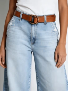 Women's Casual Everyday Commute Versatile American Street Style Jeans Spring,Jeans,Jeans For Women,Summer Outfits For Women,Summer Clothes,Beachwear,Vacation Outfits Women,Vacation Essentials - N02淺藍 - 查看 4