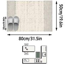 1pc Nordic INS Style Modern Minimalist Geometric Area Rug, Machine Washable Soft Carpet, Rectangular, Short Pile, Machine Made, Suitable For Living Room, Bedroom, Office, Game Room, Study, Indoor/Outdoor Entrance, Home Decor, Christmas, Halloween, Thanksgiving Theme - Multicolor - View 15