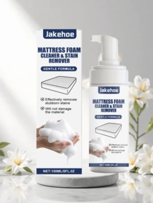 1 pièce/150 ml/300 ml Nettoyant pour matelas et nettoyant à sec - Nettoyage sans eau, élimination super efficace des taches, grande capacité, conception sans démontage, nettoie en un seul passage, élimine les taches sans laisser de traces - L'outil et le produit de nettoyage ultime pour nettoyer toutes les surfaces en tissu de votre maison - Liquide - Voir 10
