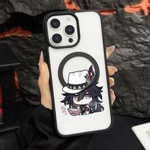 マグネット式黄ばみ防止 | 高級感あふれる2in1アクリルマグネット式スマホケース！スタイリッシュで手触りも良く、実用的な保護機能とマグネット式・耐衝撃設計を融合させた、高級感あふれるケースです。 キャラクター白い帽子黒い髪涙本ケース  11  17e 手机壳  17e 手机壳 家族、恋人、友人、そして子供たちへのプレゼントに最適です。  17e/ 13 pro/17 Pro/15 Plus/17/15 Pro/12 Pro Max/15/16e/16 Pro Max/16 Plus/16 Pro/17 Pro Max/12 Pro/14 Pro Max/11 Pro/13/16/14 Pro/11 Pro Max/15 Pro Max/14 Plus/13 Pro Max/12/14/Apple  Air - ブラック - チェックする 27