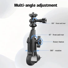 Giá đỡ xe đạp xoay 360 độ dành cho camera hành trình, camera gắn trên xe, phụ kiện xe đạp và xe máy, phù hợp với dòng Insta360/ Series/Pocket Series/Action Series và các camera thể thao khác có lỗ vít 1/4". - Xem 9