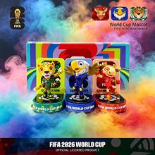 【FIFA官方授权】2026世界杯吉祥物套装（加拿大枫叶、墨西哥扎尤、美国克拉奇，6厘米/2.36英寸，3件套）足球收藏人偶玩具，球迷纪念品 6DZB - 26FWC Collector's Memorabilia - 查看 9