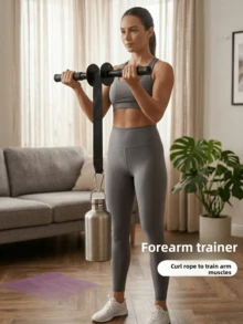 Alat Latihan Lengan Bawah, Peralatan Kebugaran Rumah, Latihan Kekuatan Lengan Bawah, Dumbbell Berat, Tali Penggulung, Alat Latihan Kekuatan Lengan, Latihan Kekuatan Genggaman, Latihan Kekuatan Pergelangan Tangan, Latihan Otot Lengan - MultiWarna - View 6