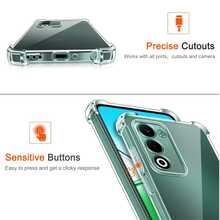 Transparent Anti-Drop Phone Case, High Transparency, Suitable For Reno Series, Find Series, A Series, K Series Full Models, Reno 15/15 F /15C/A6s/F31/A6 GT/ A6 4G/ A6 Pro 4G/5G/A6x/Find X9/Find X9 Pro/F31 Pro+/Reno11 F 5G/ A60 5G/ TPU Reno Find A K Full Series Four-Corner Air Cushion Anti-Drop Phone Case, Reno Transparent Air Cushion Protective Case, Full TPU Anti-Drop Soft Shell - Clear - View 5