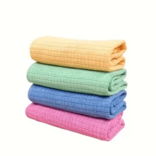 4/8pcs Multi-Functional Super Absorbent Microfiber Kitchen Checkered Cleaning Cloths, Absorbent, Dust-Free, Easy To Clean Dishcloths - 30*40cm - View 7