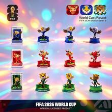 【FIFA官方授权】2026世界杯吉祥物套装(加拿大枫叶、墨西哥扎尤、美国克拉奇,6厘米/2.36英寸,3件套)足球收藏人偶玩具,球迷纪念品 6DZB - 26FWC Collector's Memorabilia - 查看 5