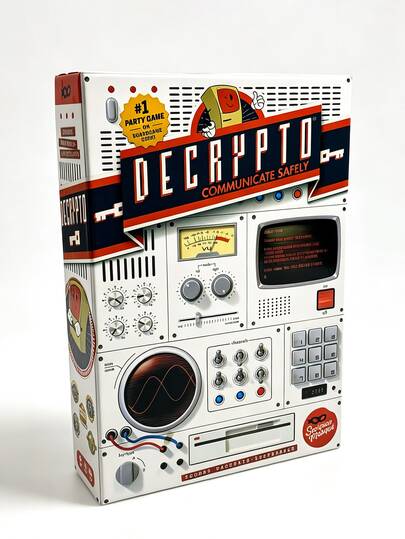 Premium Communication-Focused Party Game With Cryptogram Components And Visual Clue Cards For Team-Based Strategy