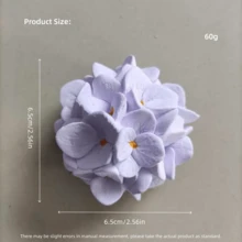 Ambientador de coche elegante y cómodo con hortensias - Difusor de fragancia con clip para rejilla de ventilación, decoración para rejilla de coche, regalo ideal para ella - Aromaterapia con hortensias - Ver 6